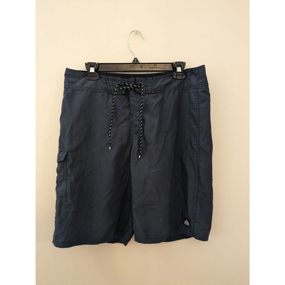 Reef Men's Swim Shorts Size 32 Navy Blue Surfing Tie Waist Board Shorts 5i - Picture 1 of 6